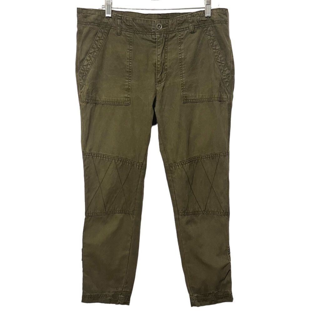 FREE PEOPLE Army Green Casual Pants 10